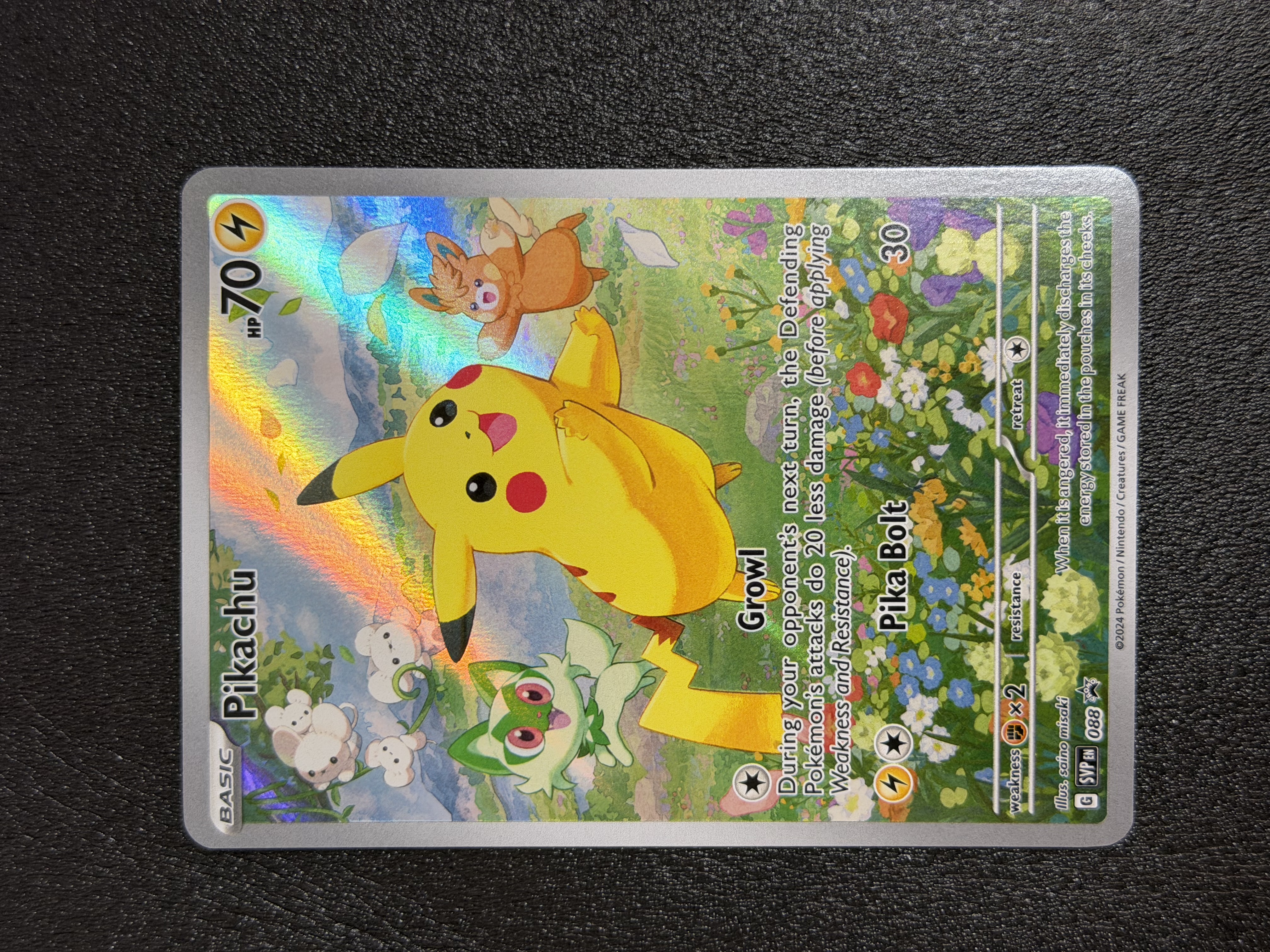 Pikachu Paldea Adventure Chest (088) 2024 Pokemon Svp EN-SV Black